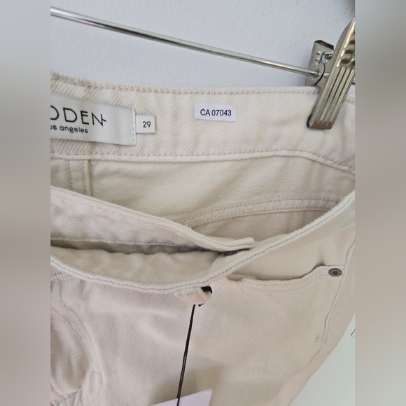 HIDDEN LOGAN Los Angeles Cream Jeans Denim Off White Wide Leg Size 29 - Picture 4 of 6
